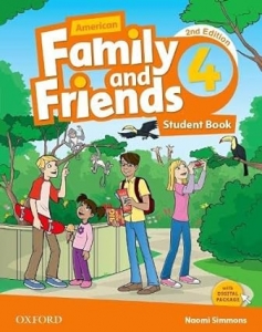 کتاب زبان کودکان آمریکن فمیلی اند فرندز چهار ویرایش دوم American Family and Friends 4 (2nd)