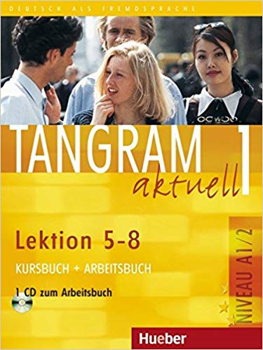 ???? ???? ?????? ?????? Tangram 1 aktuell NIVEAU A1/2 Lektion 5-8 Kursbuch + Arbeitsbuch + CD
