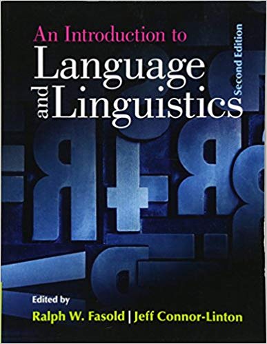???? ???? ???? An Introduction to Language and Linguistics 2nd Edition